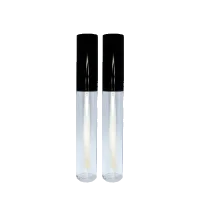 10ml clear lip gloss tube with applicator - Twin Pack