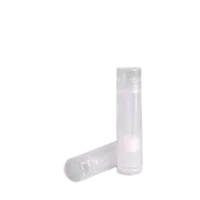 clear frosted lip balm tube