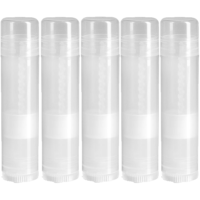 Frosted Lip Balm Tube - 5 pack